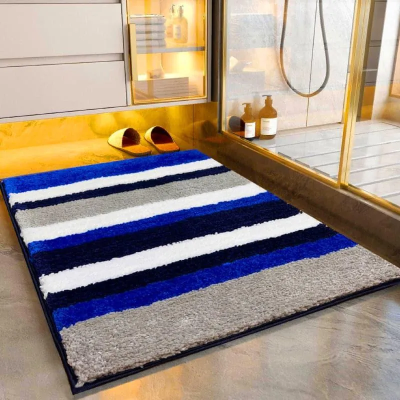 Luxe Soft Bathmat - Blue media 1