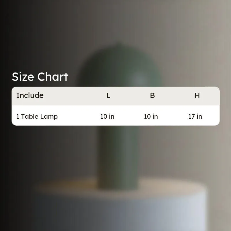 Fig Living Cone Pagen Metal Table Lamp - Blue media 8