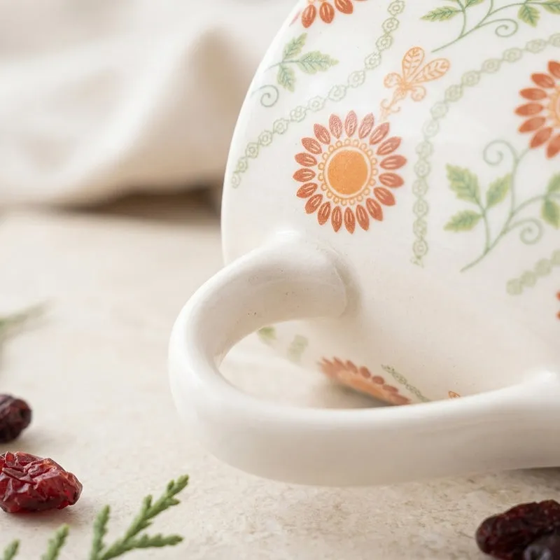Sunny Ceramic Coffee Mug (270 mL Each) - Set of Two media 3