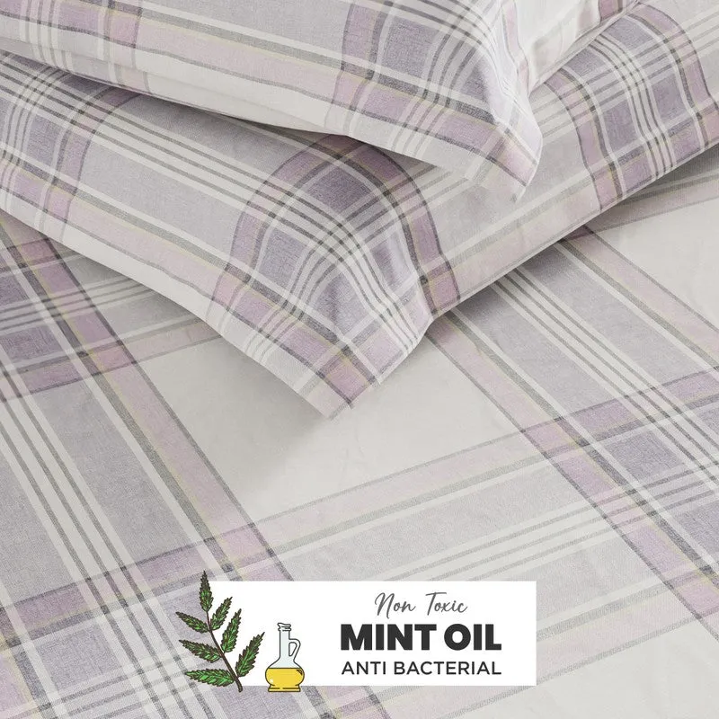 Elyric Cotton Bedsheet (Purple) - 144 TC media 6
