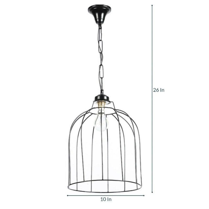 Cage Clause Metal Ceiling Lamp media 5