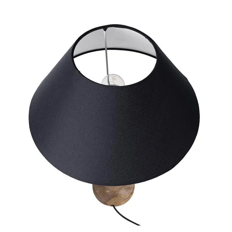 Blissful Beam Fabric Table Lamp - Brown,Black media 3