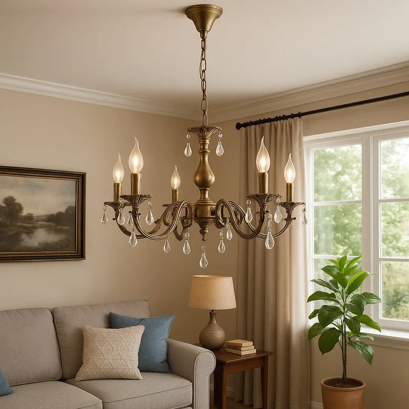 Glorielle Metal Chandelier media 1