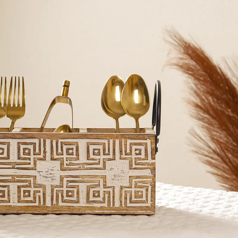Stack Wood Cutlery Stand media 5