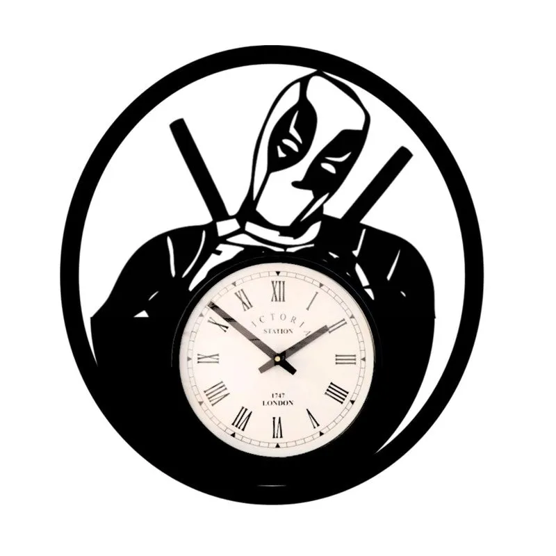 Maskara Steel Analog Wall Clock - Black media 4