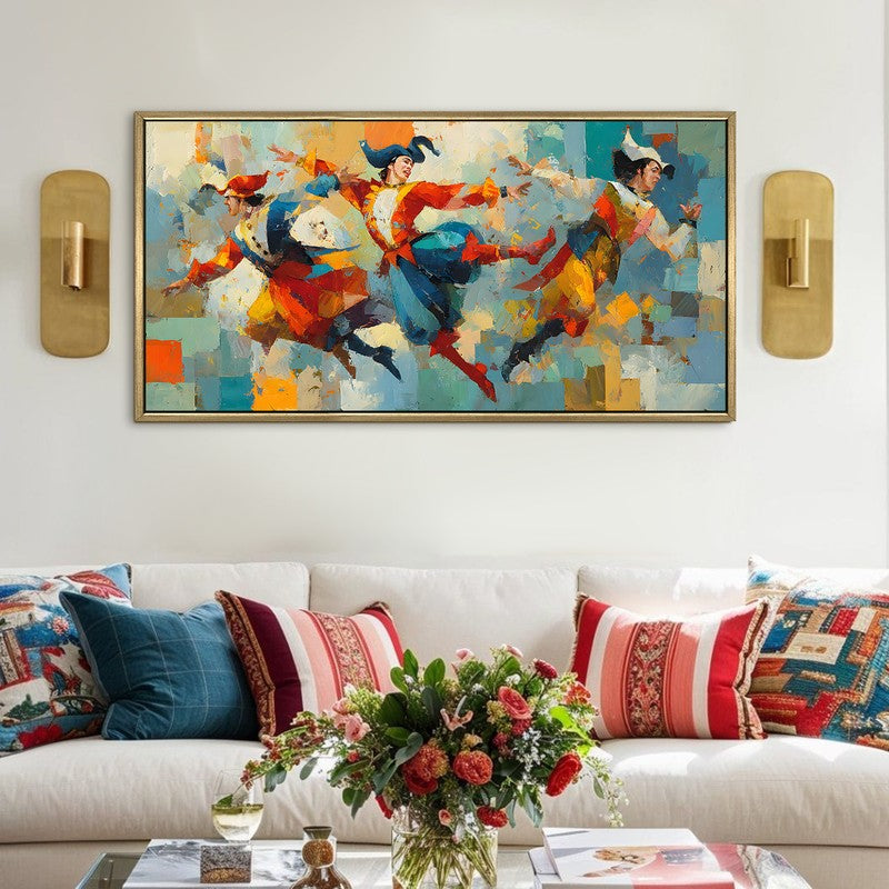 Festivo Canvas Wall Painting With Frame