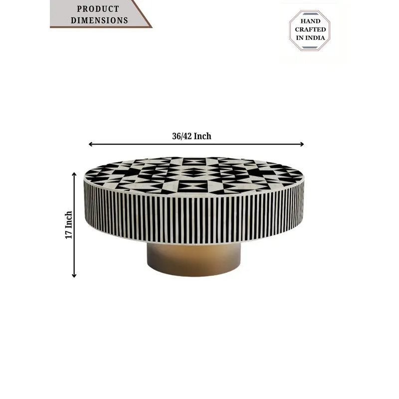 Forma Bone Inlay Center Table - Black media 6