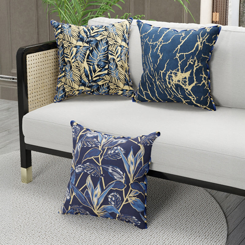 Aferia Printed Microfiber Cushion Cover - Set Of Three