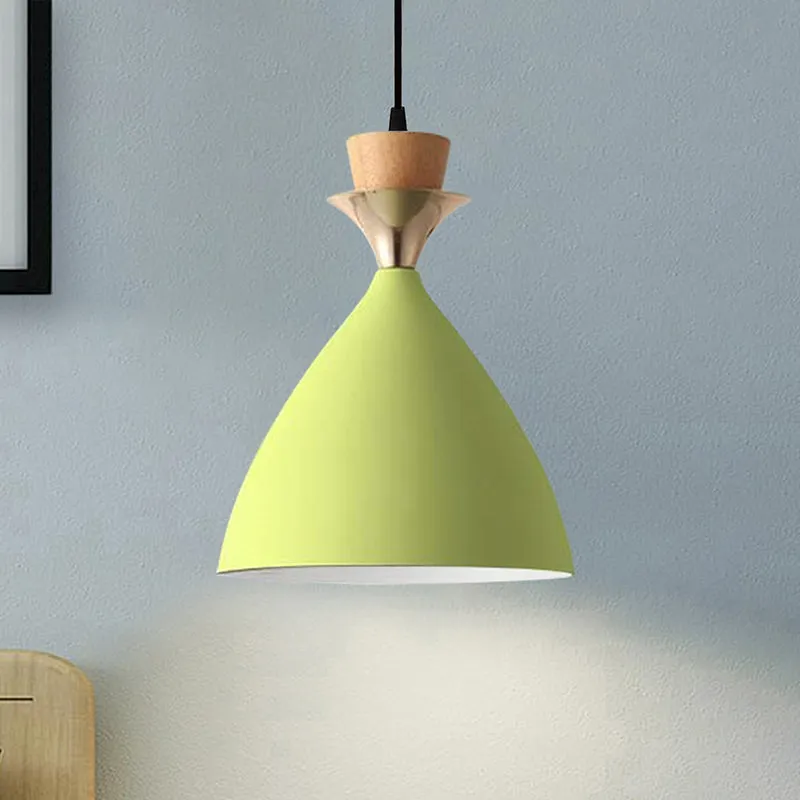 Liana Metal Ceiling Lamp - Light Green media 2