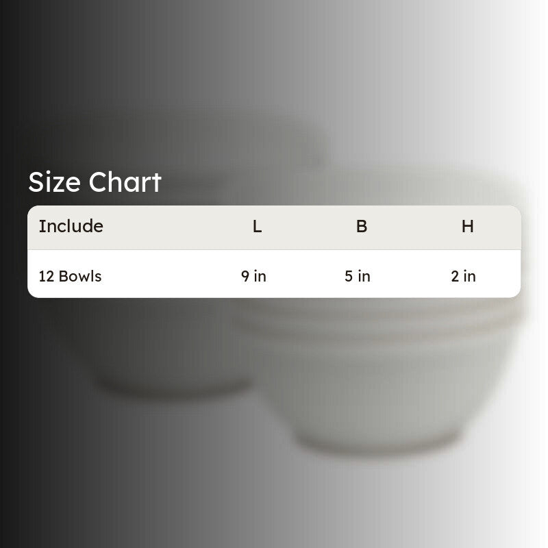 Mihaya 400 ml Snack Bowl (White) - Set Of Twelve media 5