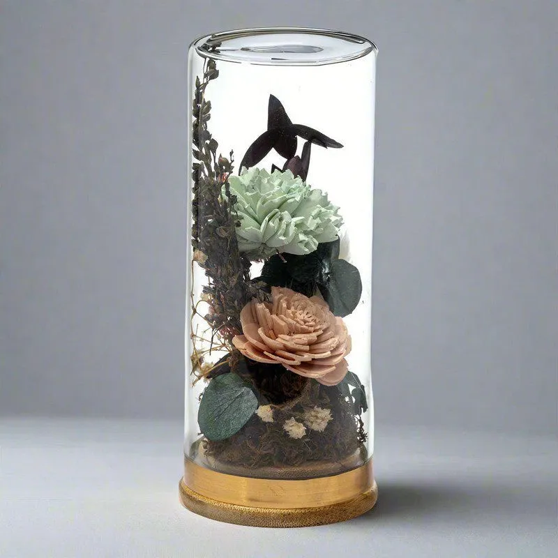 Mento Solawood Flower Bunch In Glass Tube media 4