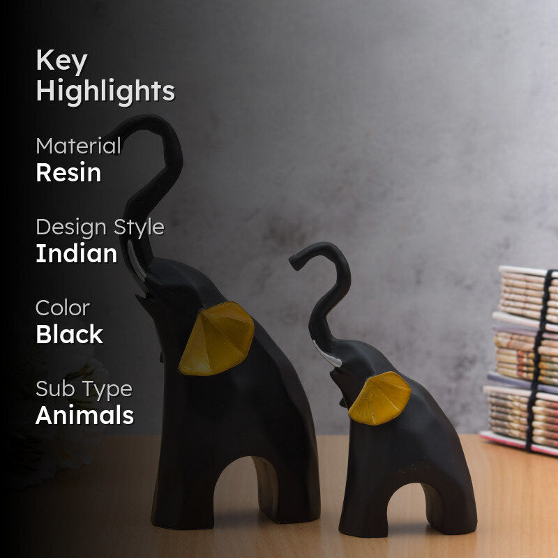Tusker Joy Showpiece - Set Of Two media 2