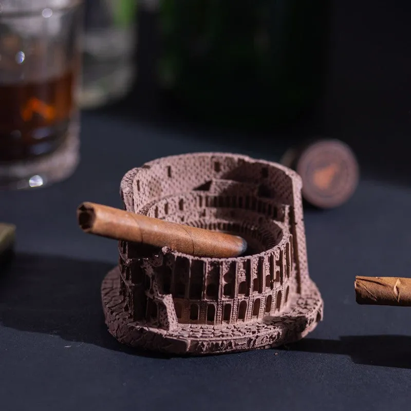 Colosseum Ash Tray - Brown media 1