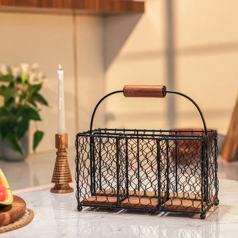 TableStore Metal Fruit Basket media 6