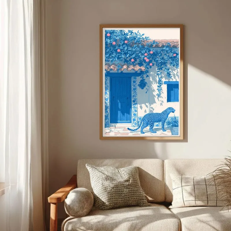 Zest Veranda Canvas Wall Painting - Brown Frame media 6