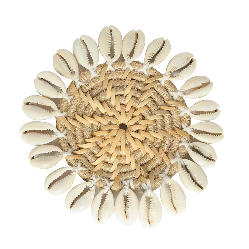Rustic Sea Jute & Shell Coaster - Set Of Four media 3