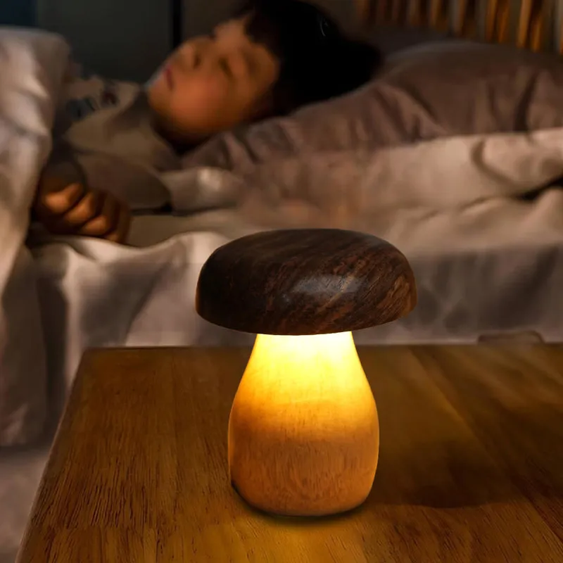 ArtGlow Boho Mango Wood Table Lamp - Beige media 1