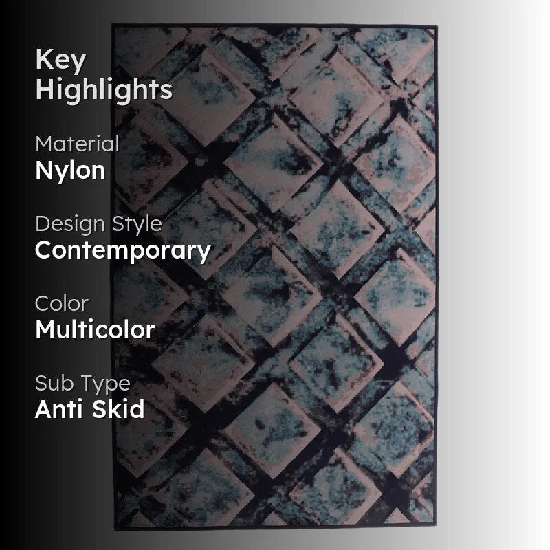 Midnight Grid Anti-Skid Carpet media 2