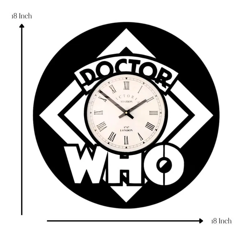 Chronora Steel Analog Wall Clock - Black media 7
