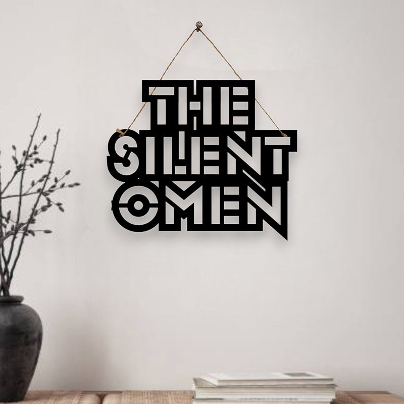 The Silent Omen Mild Steel Wall Accent