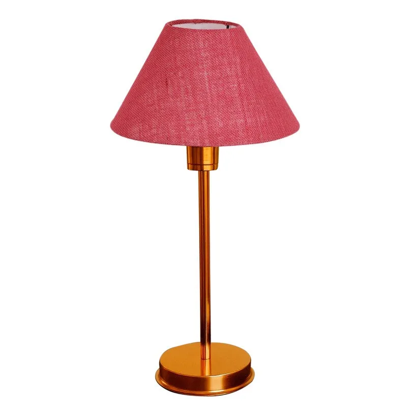 Kavira Liro Metal Table Lamp - Pink media 5