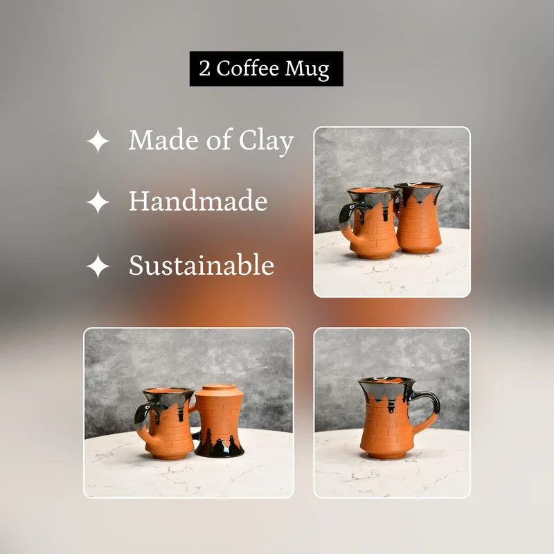 Ember Terracotta Coffee Mug (440 mL Each) - Set Of Two media 7