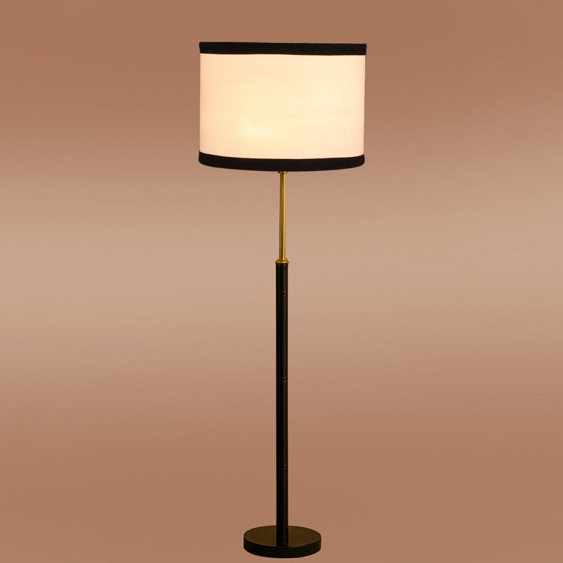 Nordic Glow Wooden Floor Lamp - White & Black media 6