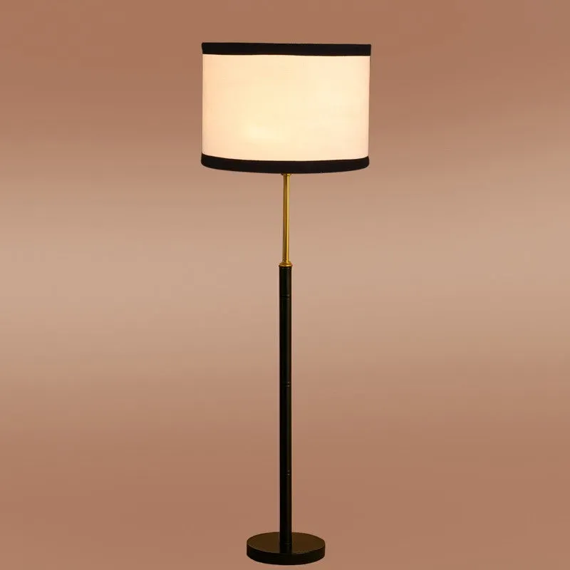 Nordic Glow Wooden Floor Lamp - White & Black media 6