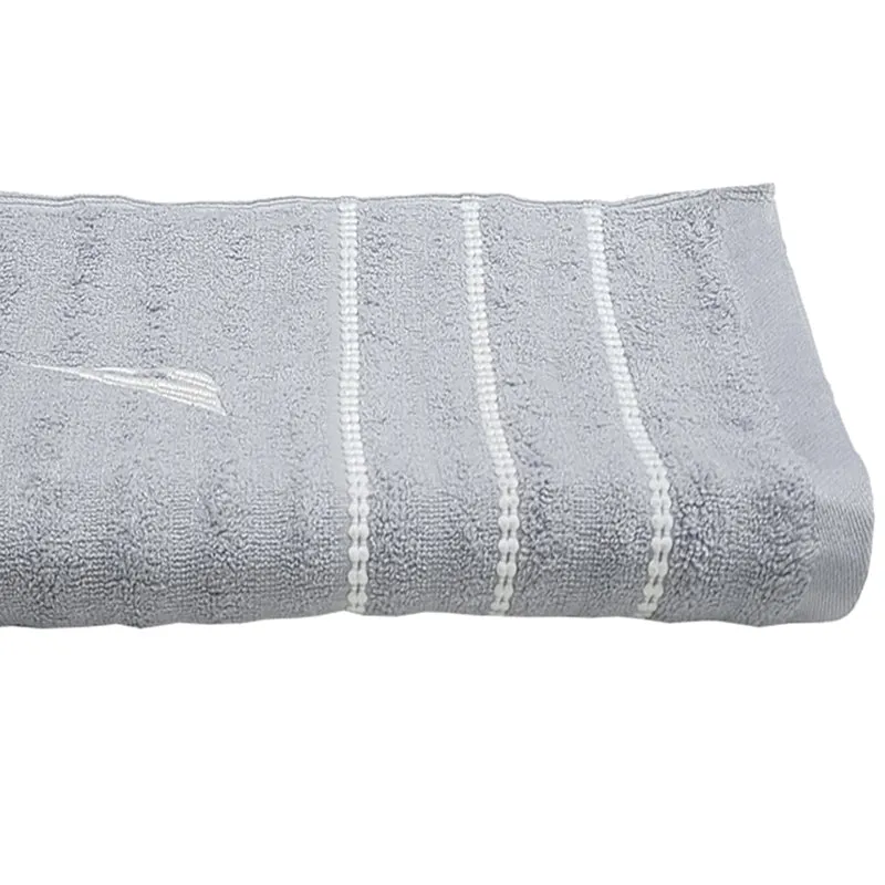 Nautica Oasis Stripe Bath Towel - Grey media 4