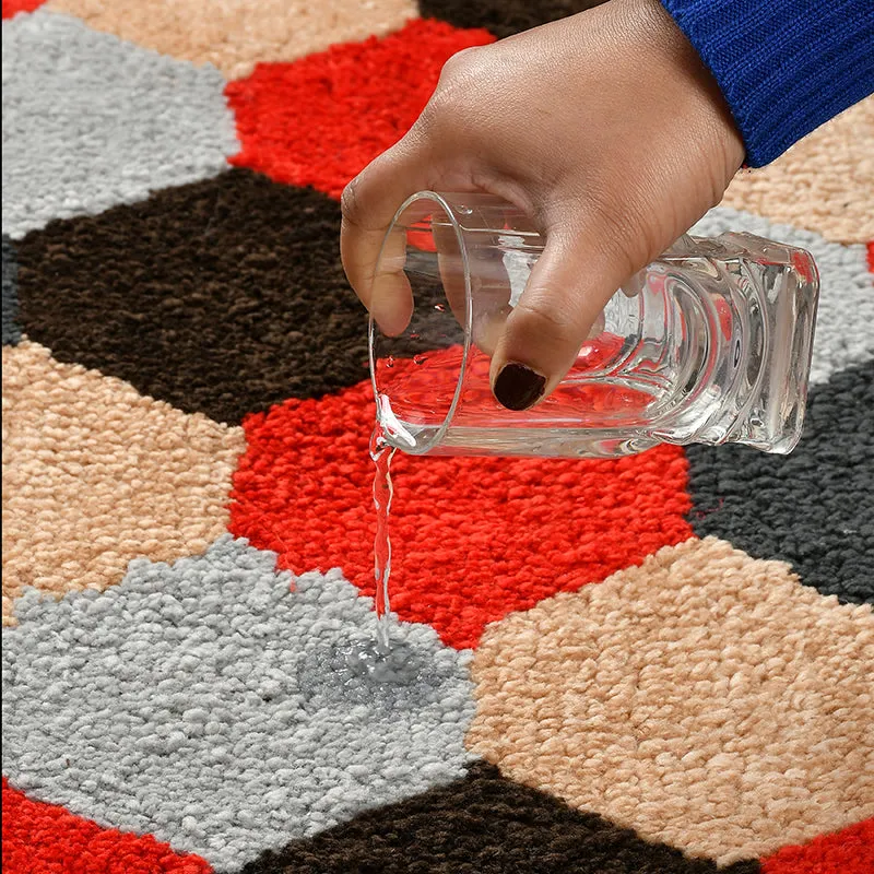 Hexadry Microfiber Bath Mat - Red media 4