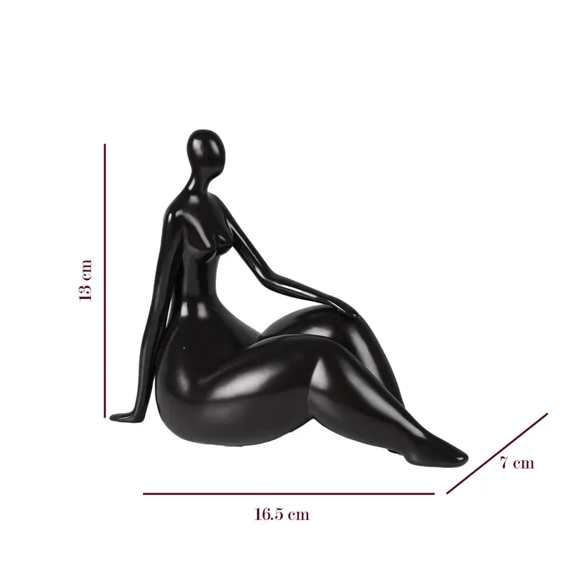 Grace & Poise Painted Resin Showpiece - Black media 7