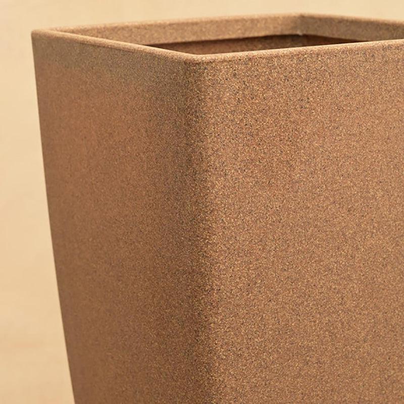 Ugaoo Lava Bloc Plastic Planter - Brown media 4