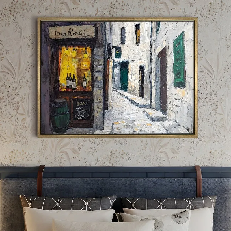 Oenophile Canvas Wall Painting With Frame media 5