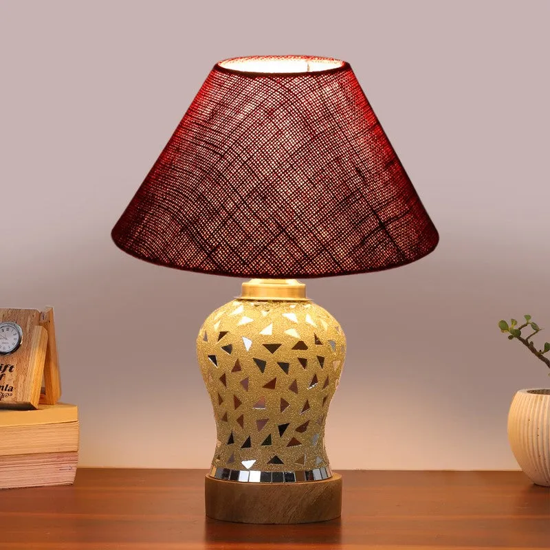 Serelle Wooden Table Lamp - Multicolor media 3
