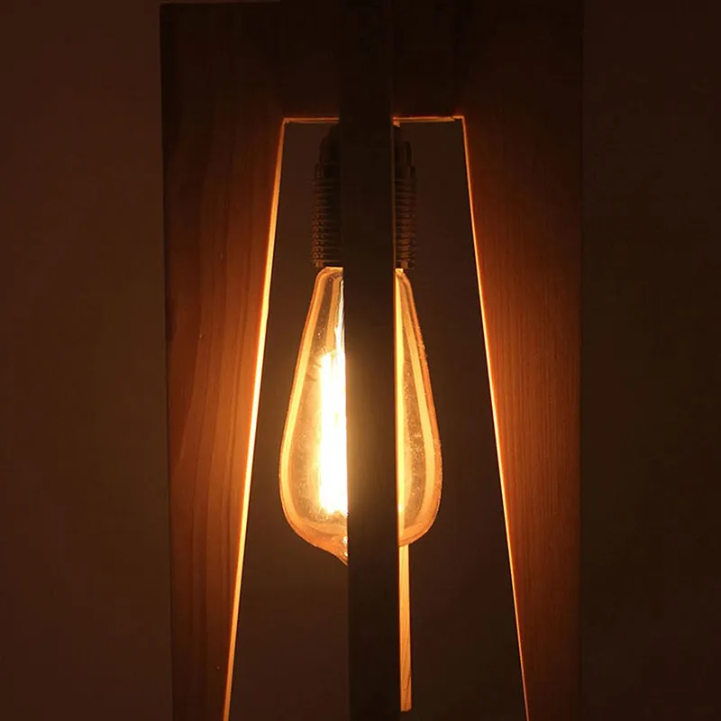 Lancel Single Wooden Ceiling Lamp media 5