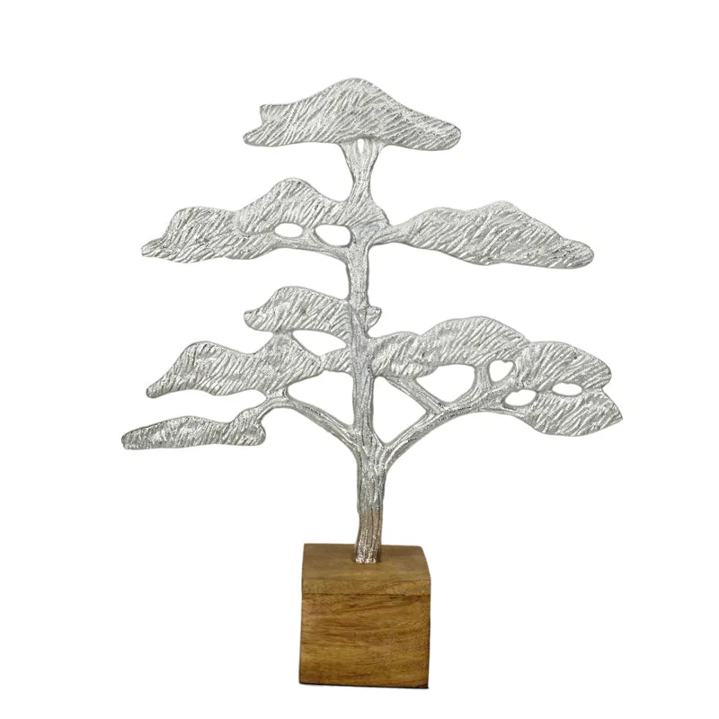 Glamo Tribal Tree Showpiece - Silver media 3