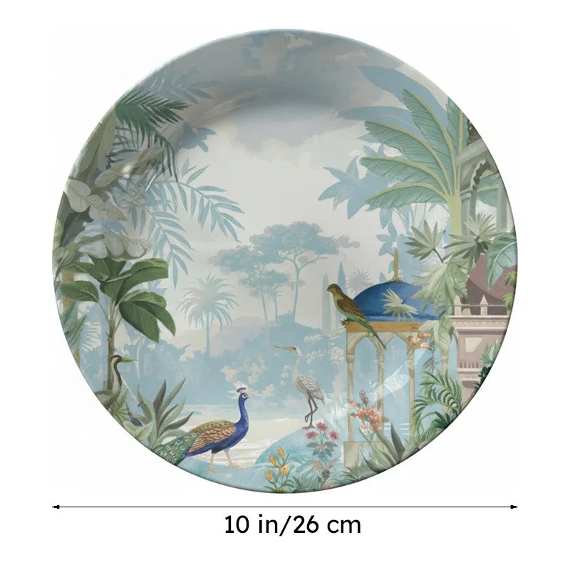 Traditional Mughal Forest Wall Plate media 7