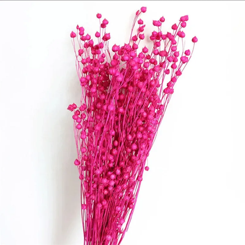 Amora Fax Dried Flower Bunch - Pink media 4