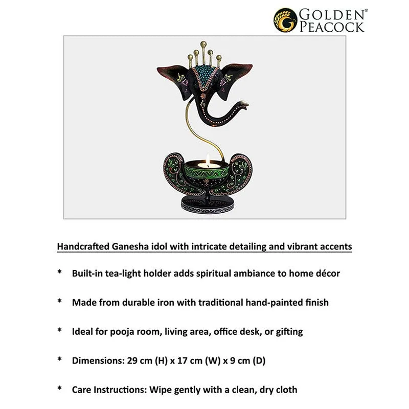Jwala Ganesha Tealight Candle Holder media 3