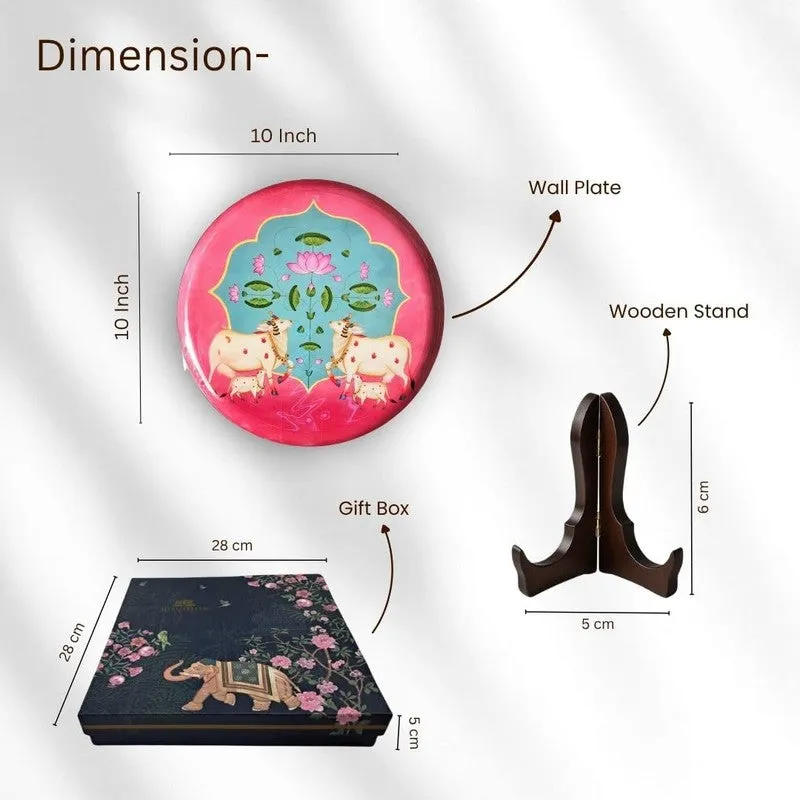 Pichwai Charms Wall Plate media 9