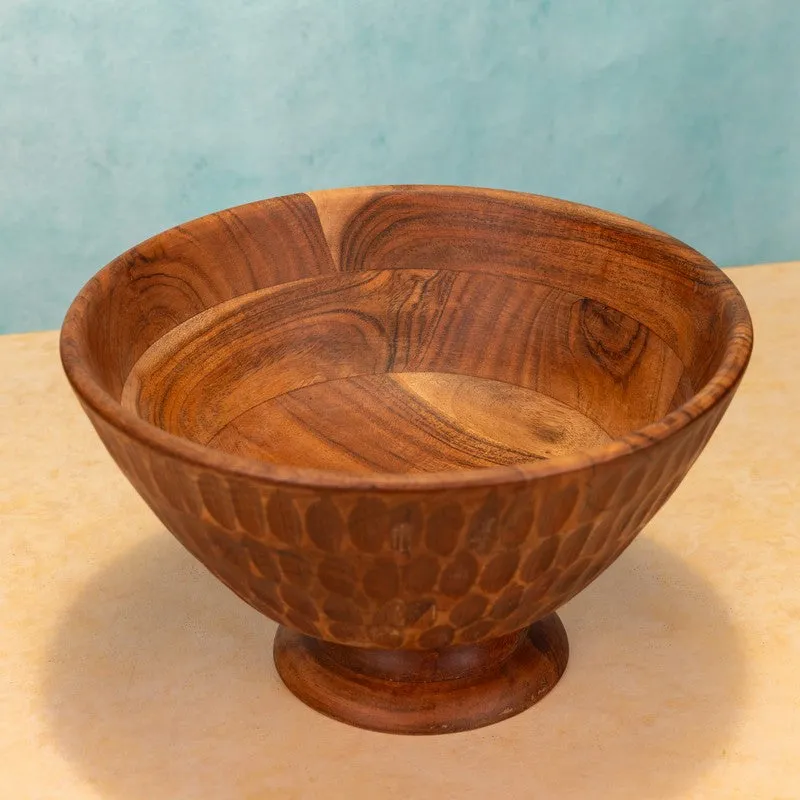 RusticCharm Wood Mixing Bowl - 2900 mL media 7