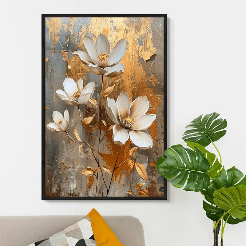 Flora Aurea Wall Painting With Frame media 5