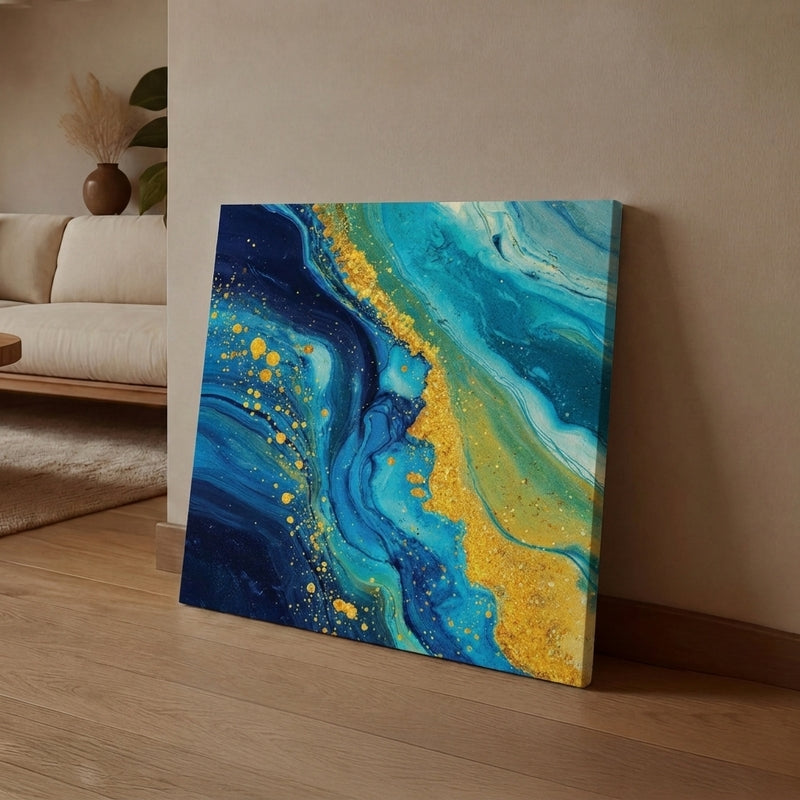 Liquid Glass Canvas Wall Art