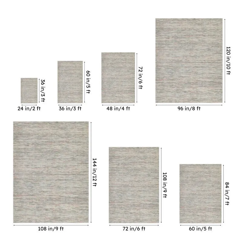Lasumi Hand Woven Wool Rug - Grey media 13