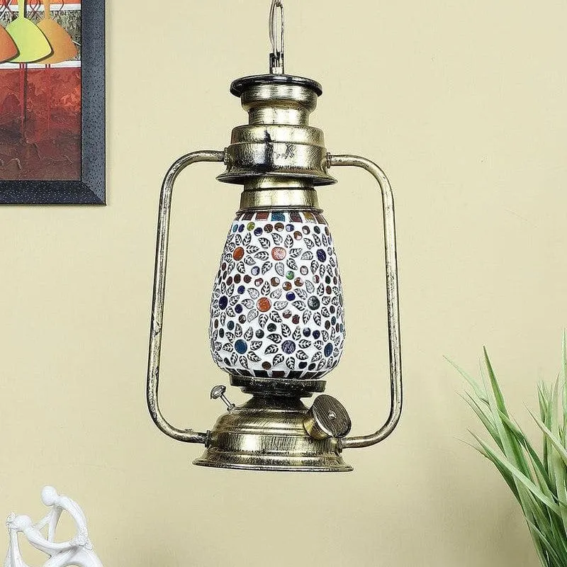 Jodha Akbar Glass Ceiling Lamp media 4
