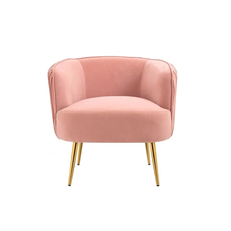 Leiser Accent Chair - Peach media 5