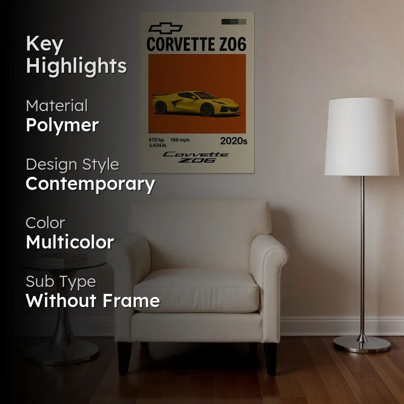 Corvette Z06 Legacy Wall Poster media 2