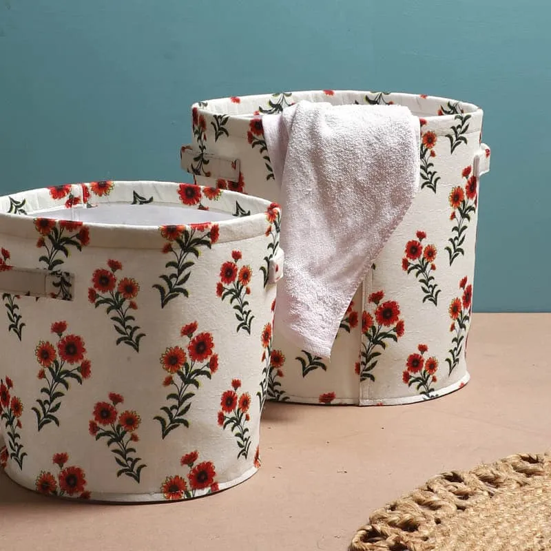 Blossom Space Laundry Basket - Set Of Two media 4