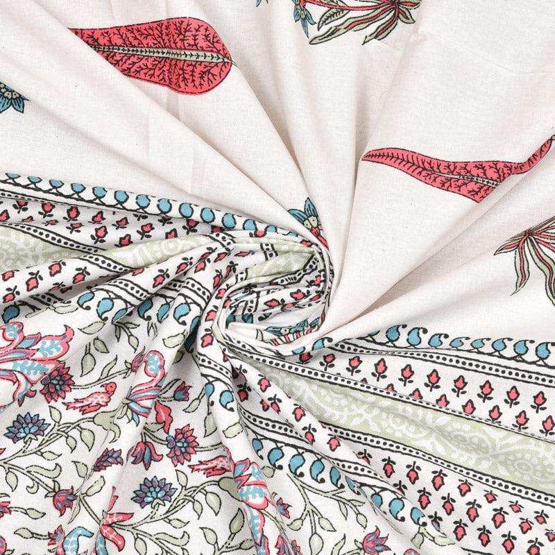 Amrutha Ethnic Printed Cotton Bedsheet (Grey) - 140 TC media 5