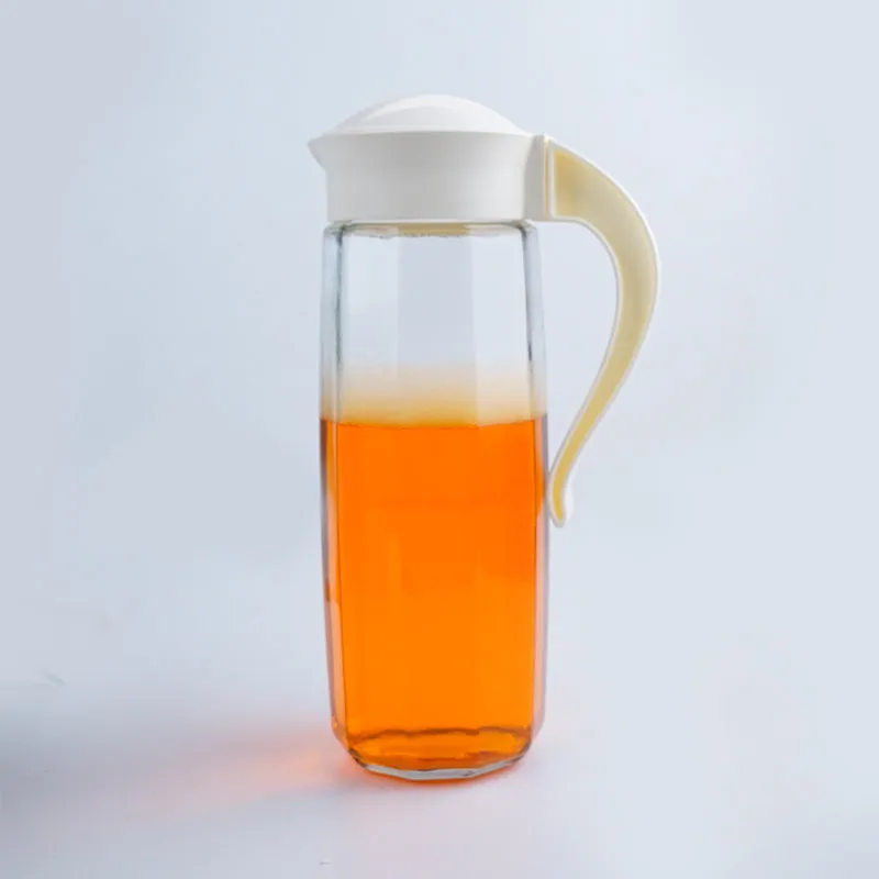 Domana Fersha Transparent Jug With Lid (White) - 1600 ML media 4